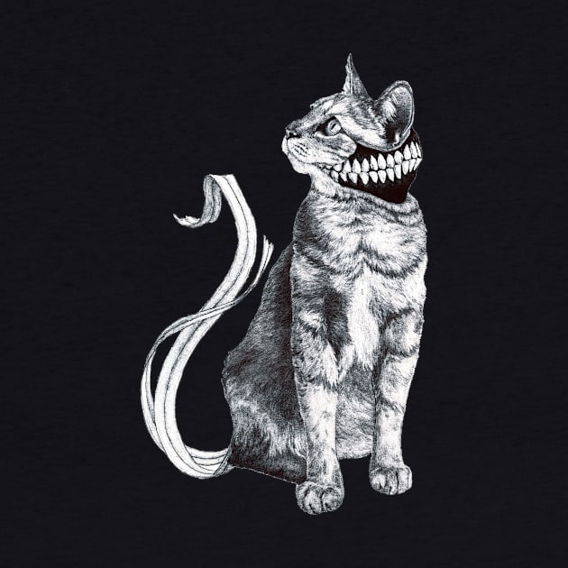 Toothed cat by Sara Baun